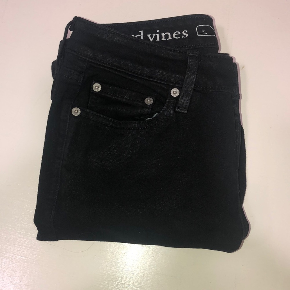 Vineyard vines black skinny jeans